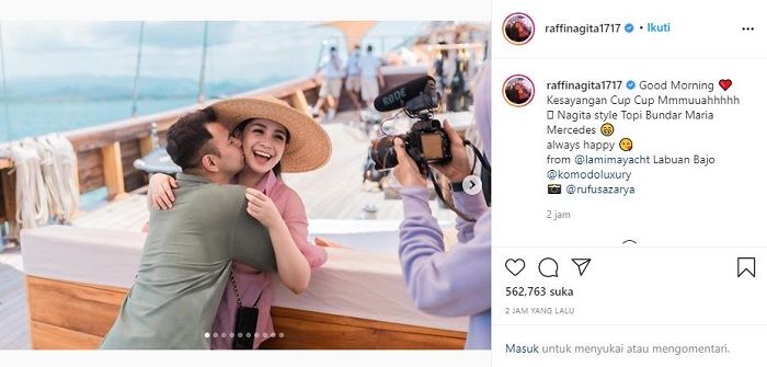 Raffi Ahmad dan Nagita Slavina rayakan wedding anniversary ke-6 naik yatch super mewah