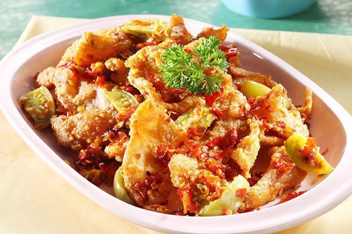 Balado Kulit Ayam