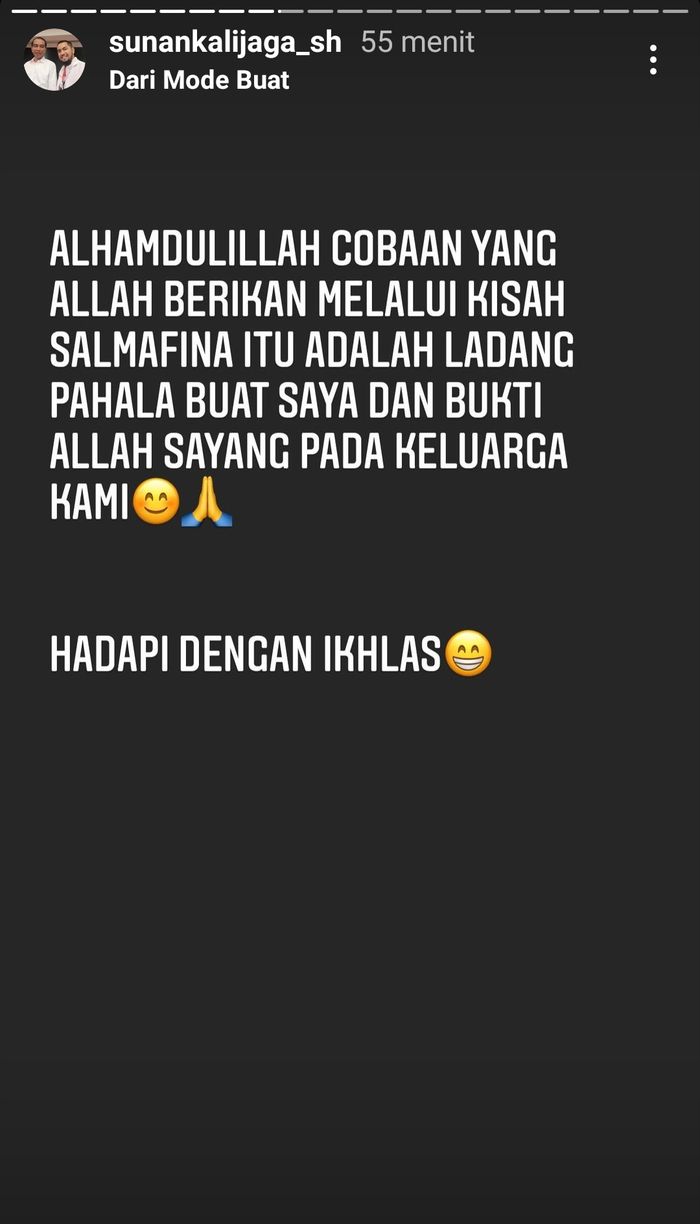 Insta story Sunan Kalijaga