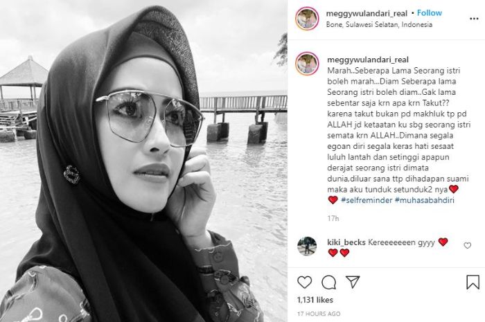 Unggahan Meggy Wulandari singgung soal amarah seorang istri