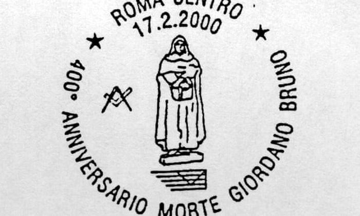 Cap pos Italia tandai 400 tahun perayaan meninggalnya Giordano Bruno