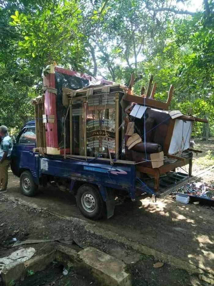 Potret seserahan nikah Abah Sarna