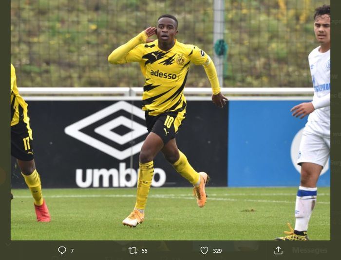 Youssoufa Moukoko, wonderkid Borussia Dortmund.
