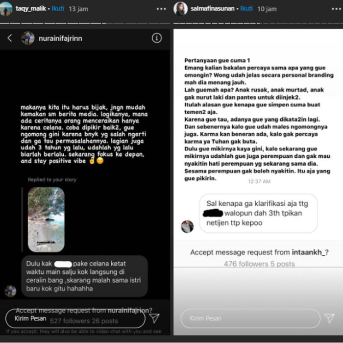 3 Tahun Simpan Rapat-Rapat Alasannya Bercerai, Salmafina Sunan Akhirnya Bongkar Jika Celananya Bukan Penyebab Taqy Malik Jatuhkan Talak: Gue Kalah Branding, Anak Rusak, Murtad, Nggak Nurut Laki
