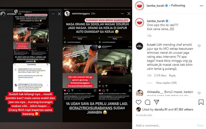 sindiran telak Arnold kepada crazy rich surabayan