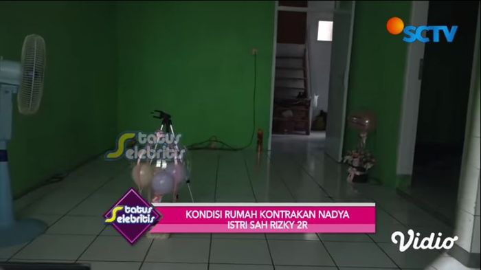 Rumah kontrakan Nadya Mustika