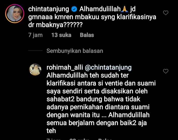 Klarifikasi Rohimah soal kabar Kiwil menikah lagi