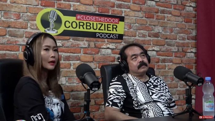 Inul Daratista dan Adam Suseno saat hadir di podcast Deddy Corbuzier
