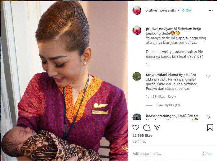 Postingan Pratiwi Noviyanthi