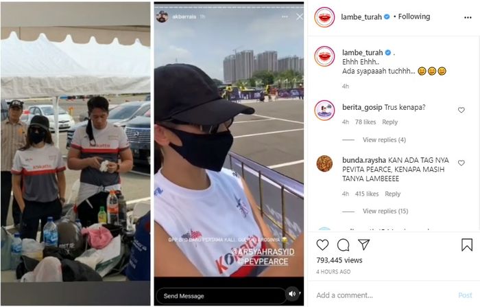 Pevita Pearce kembali bikin heboh usai keciduk sedang bersama mantan pacar Maudy Ayunda dalam sebuah acara.