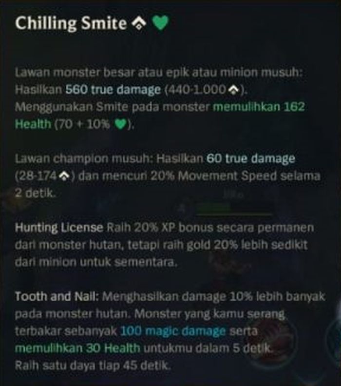 Chilling Smite in League of Legends: Wild Rift
