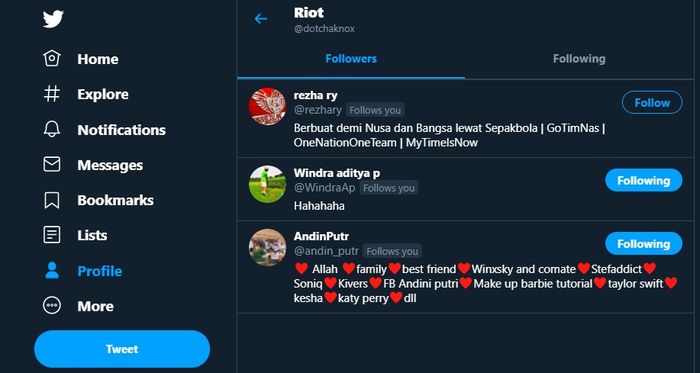 Begini Cara Mudah Hapus Followers Twitter Tanpa Aplikasi Tambahan