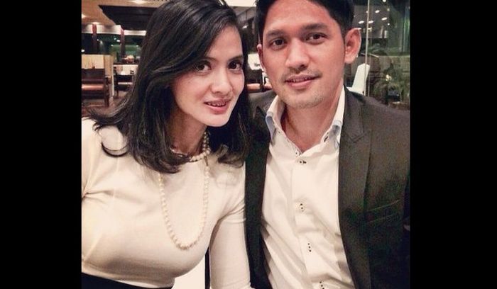 Ibnu Jamil dan mantan istrinya, Ade Maya