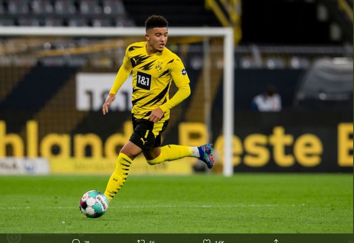 Winger Borussia Dortmund, Jadon Sancho.