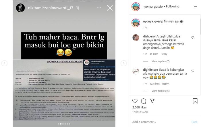 unggahan di IG
