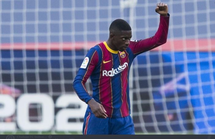 Winger Barcelona asal Prancis, Ousmane Dembele, diprediksi bakal bertahan seiring cederanya Ansu Fati yang menepi hingga 4 bulan.