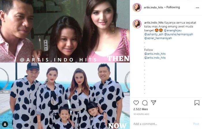 Potret jadul Ashanty dan Anang Hermansyah