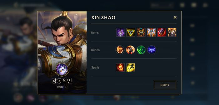 Rekomendasi Build Champion Xin League of Legends: Wild Rift - Semua Grid Games