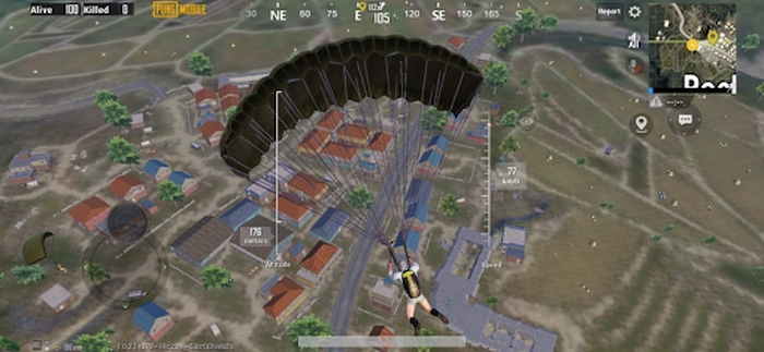 Landing on PUBG Mobile