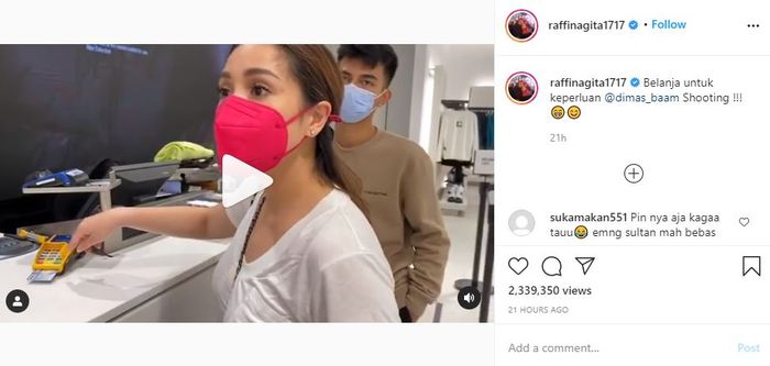 Nagita Terlihat Panik Tidak Tau pin ATMnya Saat Membelanjakan Dimas Baju mahal