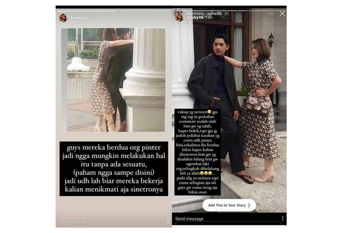 Unggahan Billy Syahputra yang membela Amanda Manopo dan Arya Saloka