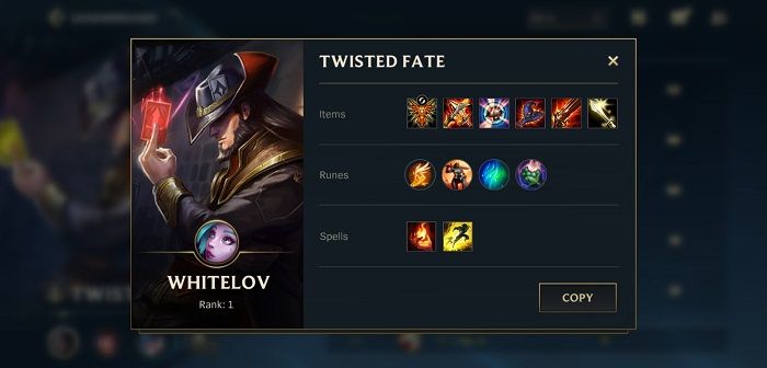 League Of Legends Twisted Fate Build
