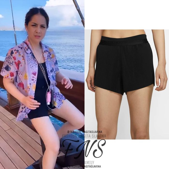 Nagita Slavina tampil kenakan celana kolor mewah