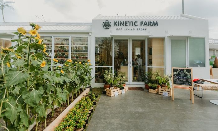 Kinetic Farm manages the Urban Farm's botanical Garden as well as selling plants and herbal drink.