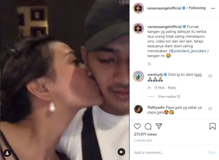 Momen hangat <a href='https://kupang.tribunnews.com/tag/vanessa-angel-dan-bibi-ardiansyah' title='Vanessa Angel dan Bibi Ardiansyah'>Vanessa Angel dan Bibi Ardiansyah</a>