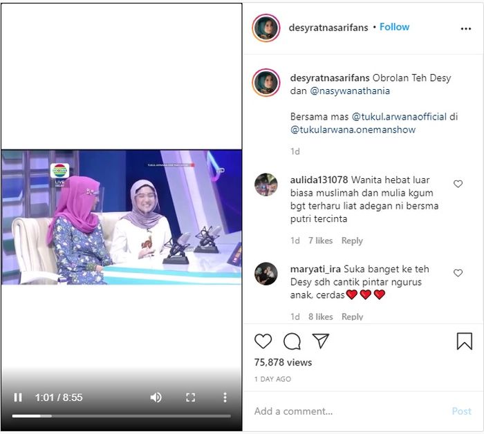 Desy Ratnasari dan sang <a href='https://medan.tribunnews.com/tag/nasywa-nathania' title='Nasywa Nathania'>Nasywa Nathania</a>
