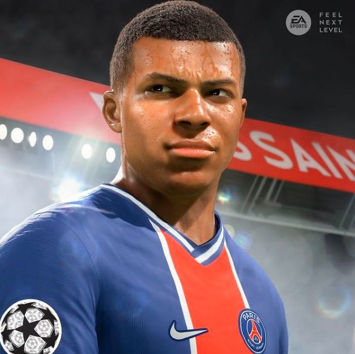 Mbappe in FIFA 21 next-gen console version