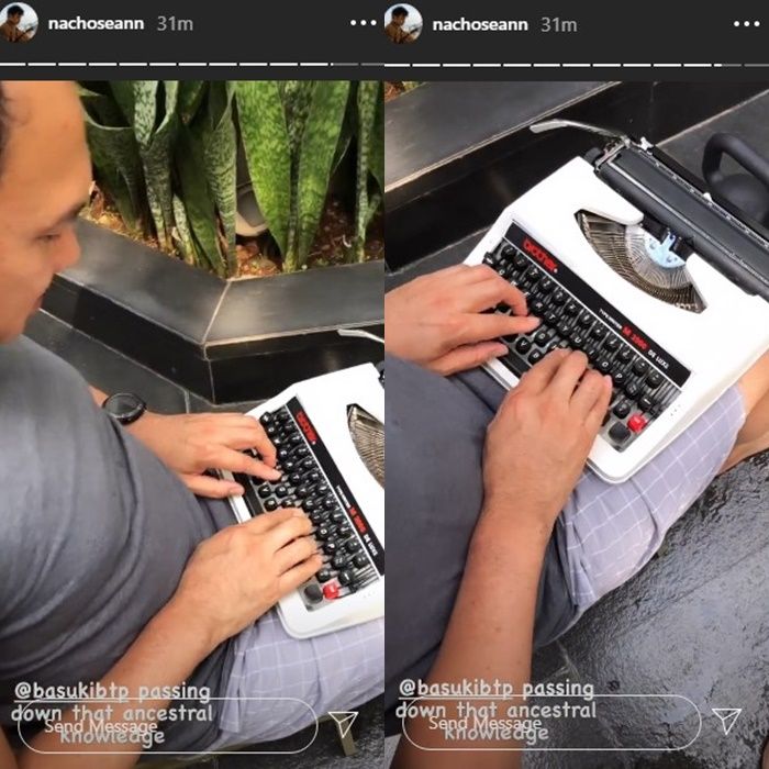 Unggahan <a href='https://kupang.tribunnews.com/tag/nicholas-sean' title='Nicholas Sean'>Nicholas Sean</a> bersama <a href='https://kupang.tribunnews.com/tag/ahok' title='Ahok'>Ahok</a>