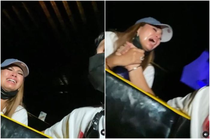 Aurel Hermansyah menangis histeris di depan Atta Halilintar