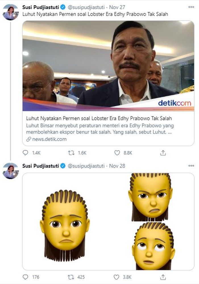 Cuitan Susi Pudjiastuti