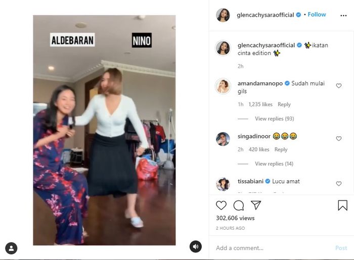 Video Tik Tok <a href='https://palembang.tribunnews.com/tag/andin' title='Andin'>Andin</a> dan <a href='https://palembang.tribunnews.com/tag/elsa' title='Elsa'>Elsa</a>