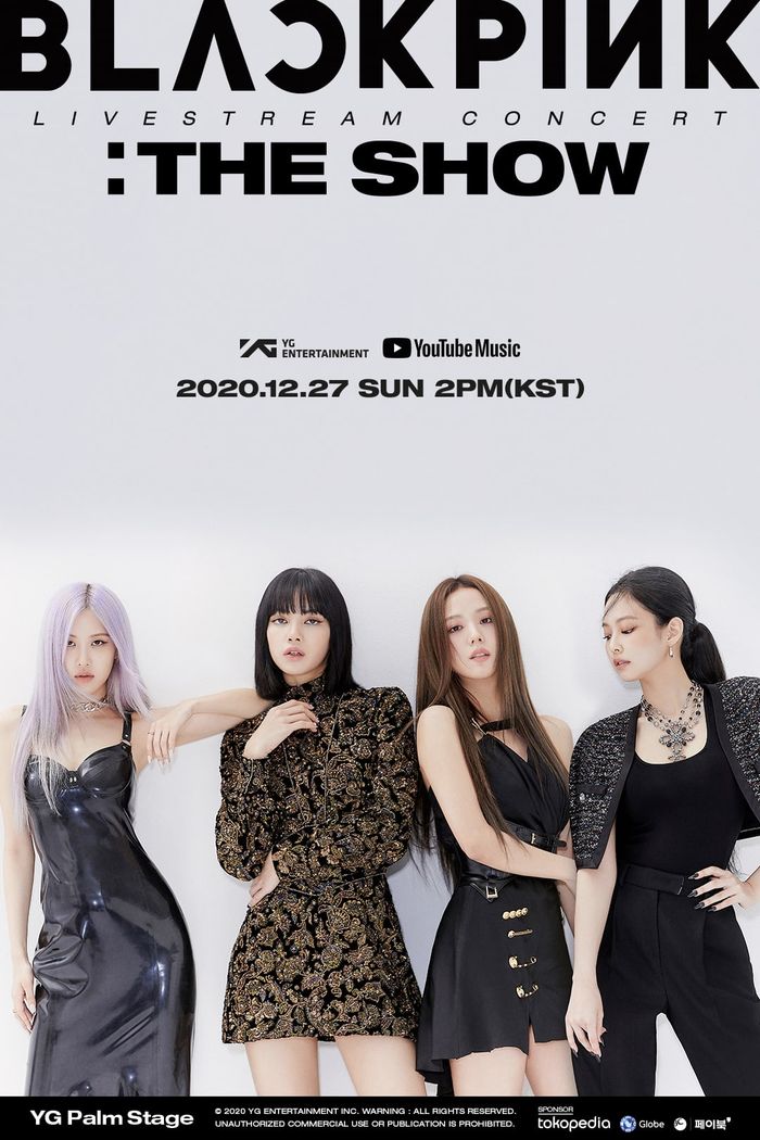 Poster konser Online BLACKPINK.