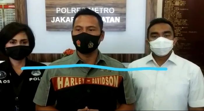 Kompol Wadi Sabani selaku Kasat Narkoba Polres Jakarta Selatan di Polres Jakarta Selatan, Jumat (4/12/2020).