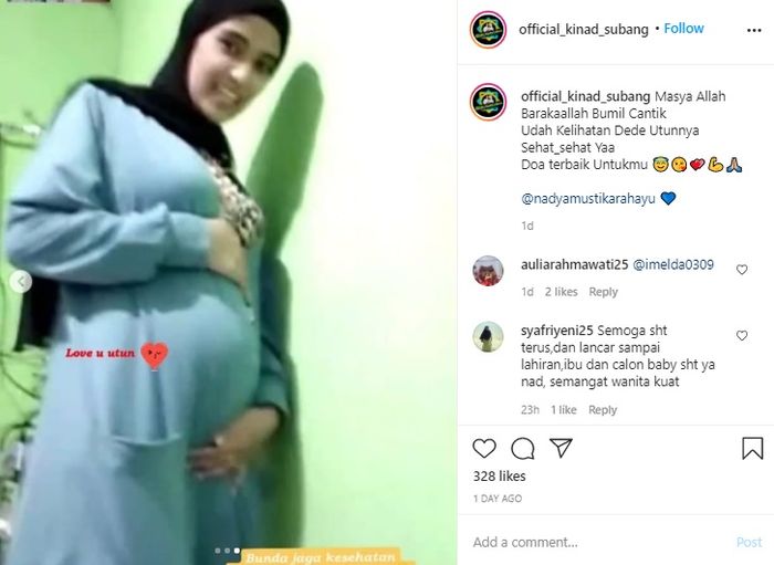 Baru-baru ini, Nadya Mustika istri Rizki DA bikin netizen heboh gegara mendadak perlihatkan perut buncitnya seraya umbar senyuman.