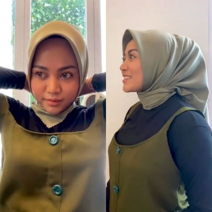 Tutorial Hijab Clean ala Selebgram Rachel Vennya 