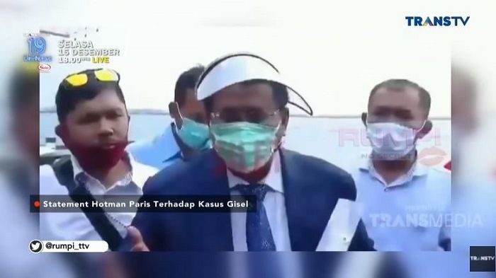 Hotman Paris saat bocorkan curhatan Gisella Anastasia padanya