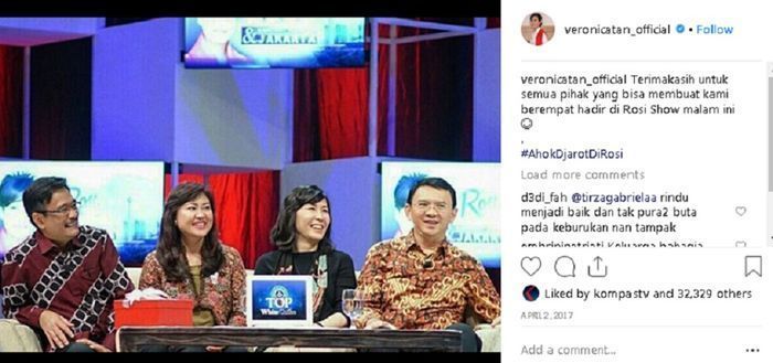 Ahok dan Veronica Tan dulu