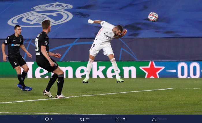 Striker Real Madrid, Karim Benzema