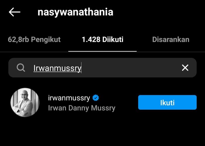 Putri Desy Ratnasari masih berhubungan baik dengan Irwan Mussry. (Instagram @nasywanathania)