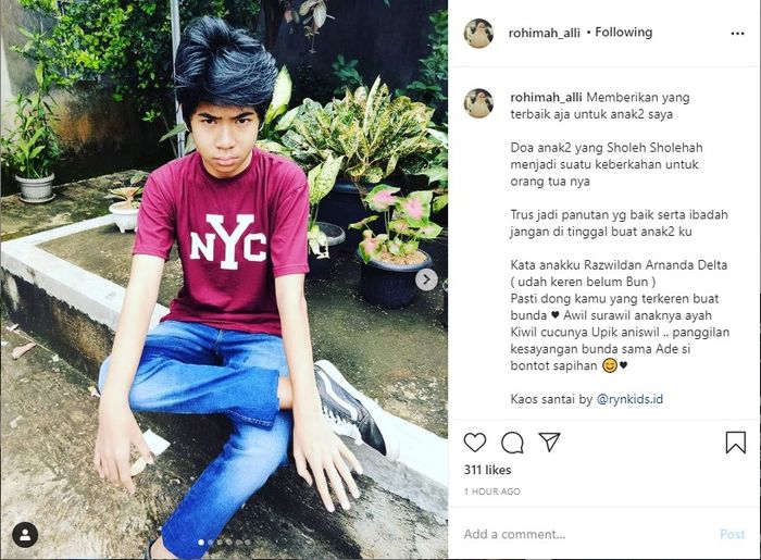Unggahan <a href='https://jambi.tribunnews.com/tag/rohimah' title='Rohimah'>Rohimah</a> Alli