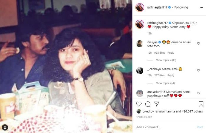 Foto Jadul Mama Amy Qanita.