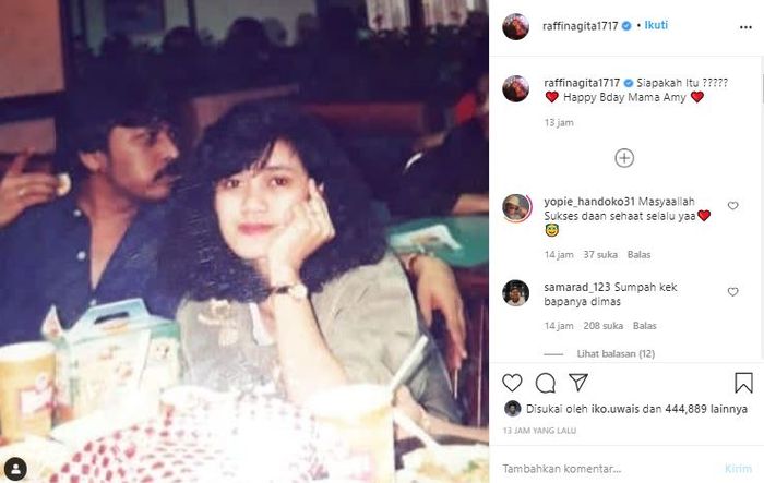 Potret lawas Mama Amy Qanita