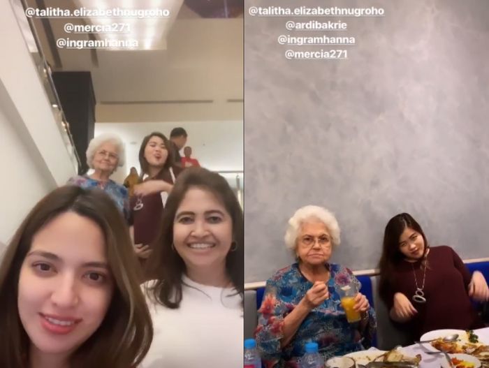Selama ini jarang terekspos publik, intip wajah ayu nenek Nia Ramadhani, Hanna Ingram yang dikabarkan asli belanda, nggak kalah set dari sang cucu dan cicitnya