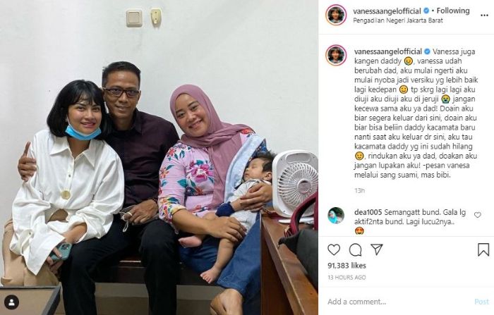 Foto hangat Vanessa Angel dengan Doddy Sudrajat.