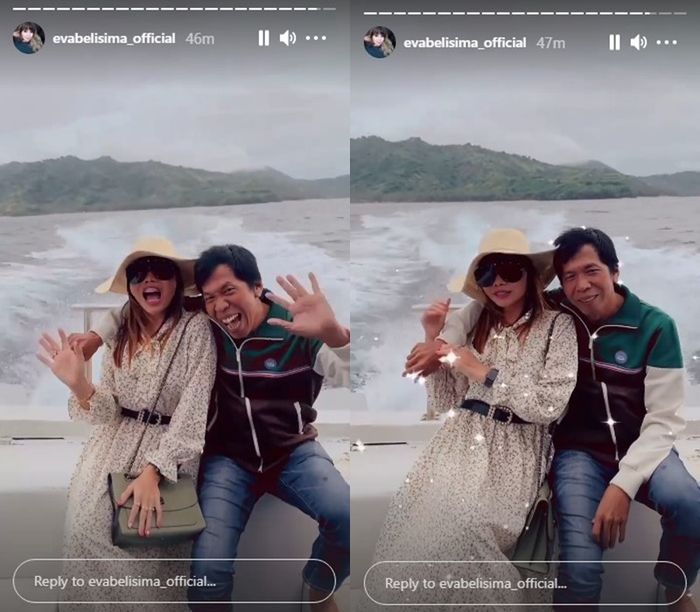 Unggahan <a href='https://jambi.tribunnews.com/tag/eva-belisima' title='Eva Belisima'>Eva Belisima</a> yang tengah <a href='https://jambi.tribunnews.com/tag/bulan-madu' title='bulan madu'>bulan madu</a> dengan <a href='https://jambi.tribunnews.com/tag/kiwil' title='Kiwil'>Kiwil</a>