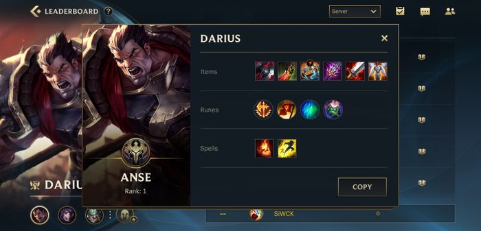 Recommended Latest Darius Champion Build League of Legends: Wild Rift - Games